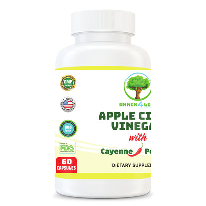 OKKIN4LIFE - Apple Cider Vinegar + Cayenne Pepper